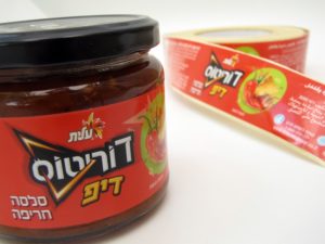 מדבקה בגליל דוריטוס דיפ חריף