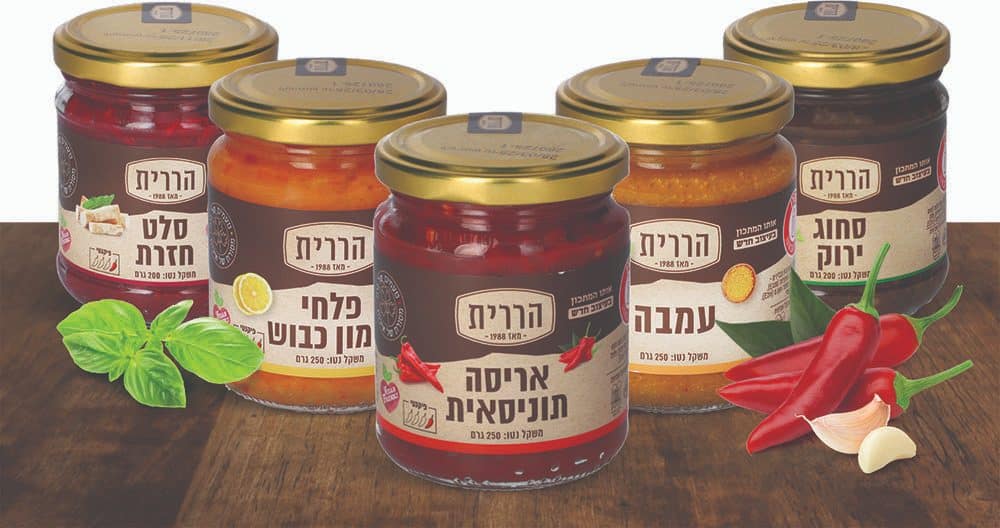מדבקות בגלילים לצנצנות מזון