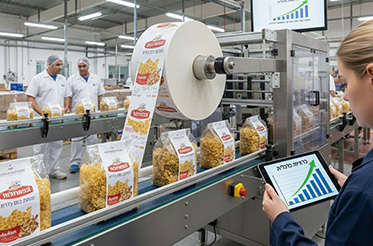 השקעה במדבקות בגלילים בתחום המזון