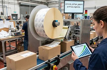 השקעה במדבקות בגלילים