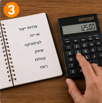 שלב 3 עלויות