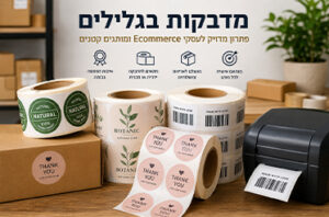 מדבקות בגלילים ל WOOCOMMERCE